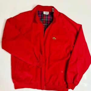 Lacoste Men's Vibrant Red Windbreaker